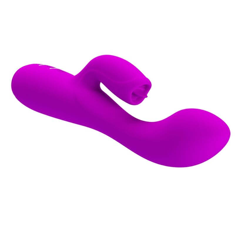 Vibratore ricaricabile Gloria Rabbit-viola impermeabile di Pretty Love, immagine 4