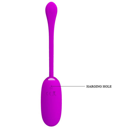 Uovo vibrante Julius Impermeabile-ricaricabile viola di Pretty Love, immagine 7
