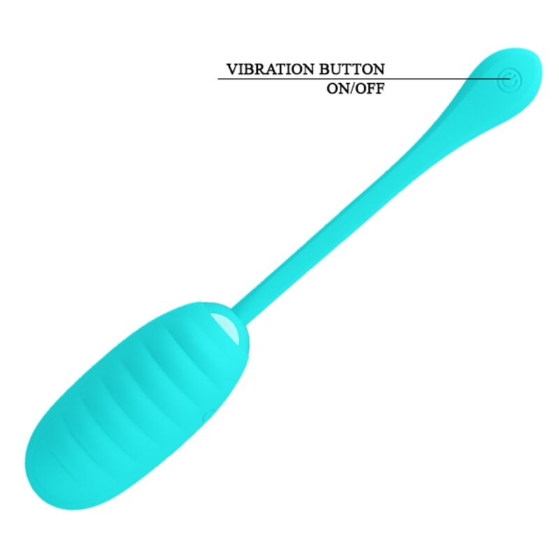 Uovo vibrante Kirk light green ricaricabile di Pretty Love, immagine 9