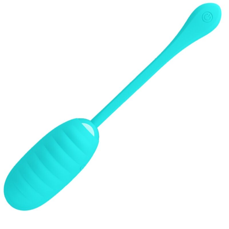 Uovo vibrante Kirk light green ricaricabile di Pretty Love