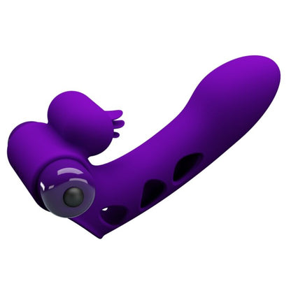 Copertura per dita vibratore Orlando viola di Pretty Love, immagine 3
