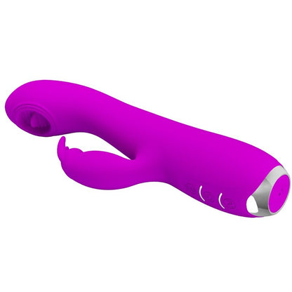 Vibratore ricaricabile Rachel con ventosa viola di Pretty Love, immagine 3