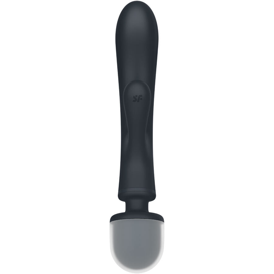Massaggiatore vibratore coniglio triple lover grigio di Satisfyer, immagine 4