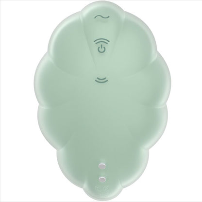 Vibratore Cloud Dancer green air pulse di Satisfyer, immagine 3