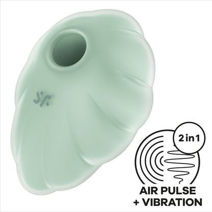 Vibratore Cloud Dancer green air pulse di Satisfyer