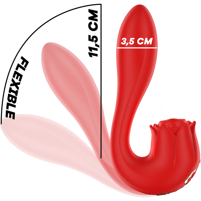 Stimolatore vibrante Selena e tapping rosso di Mia, immagine 7