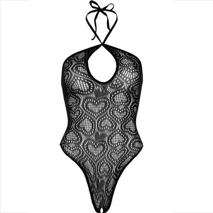 Accessorio sexy corpo senza cuciture con collo Allacqua nero di Leg Avenue, immagine 6