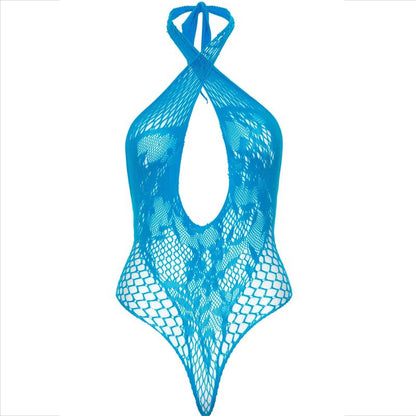 Accessorio sexy cavezza orsacchiotto con pizzo blu di Leg Avenue, immagine 7