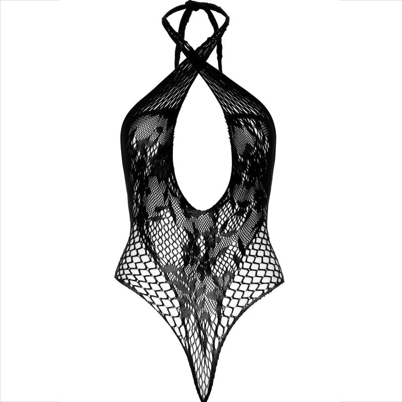 Teddy con pizzo Cavezza nero di Leg Avenue, immagine 6