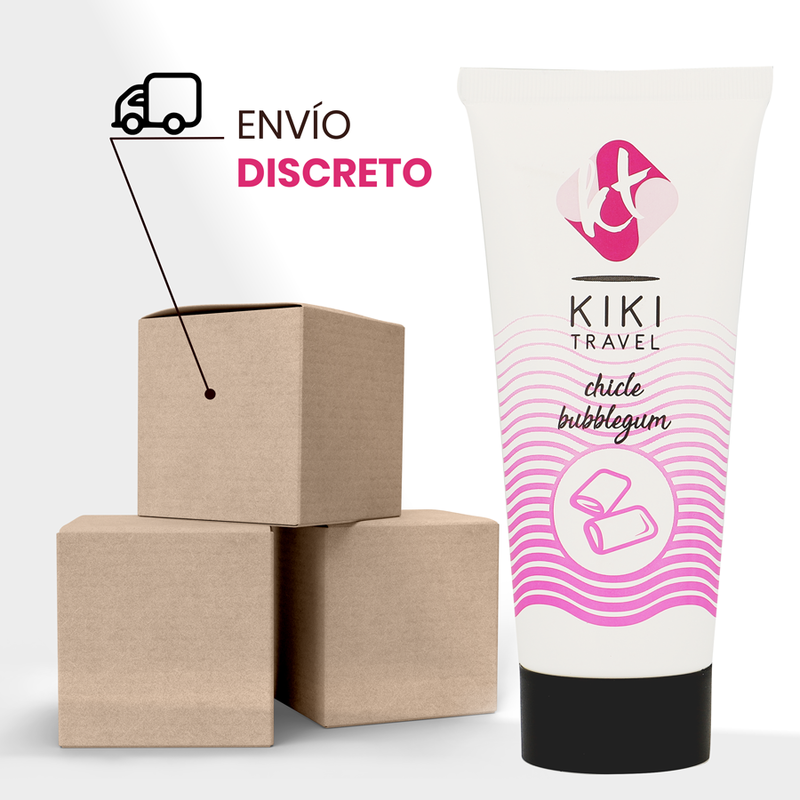 Lubrificante Fragola gum 50 ml di Kikí Travel, immagine 9