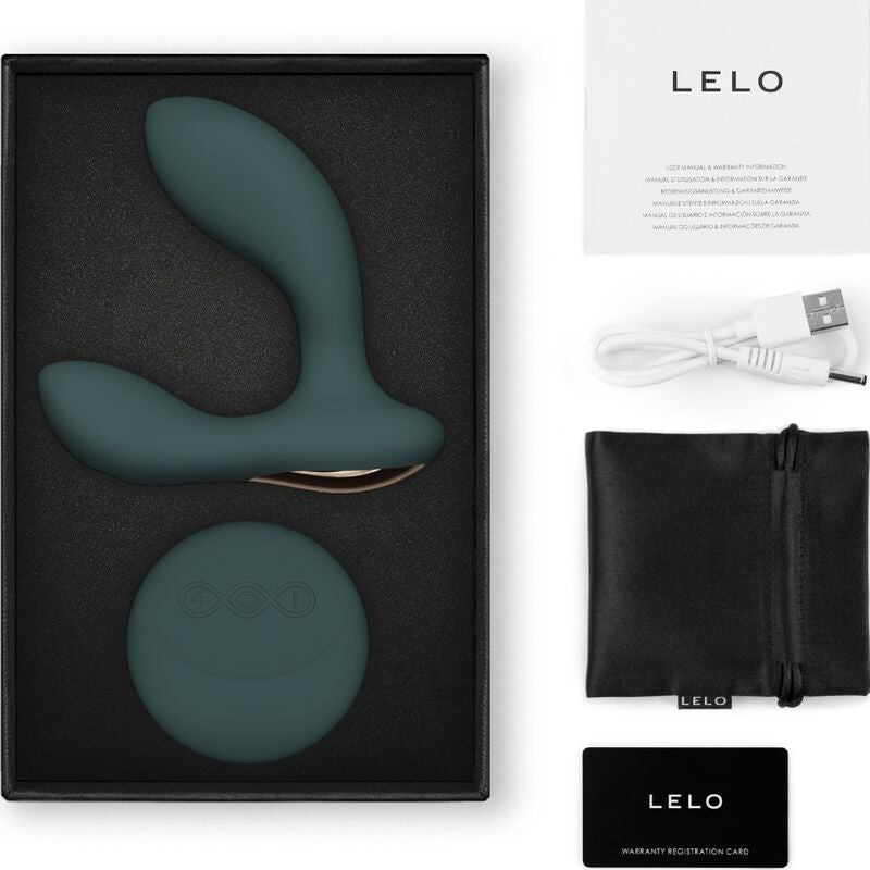 Massaggiatore prostatico con telecomando Hugo 2 verde di Lelo, immagine 2