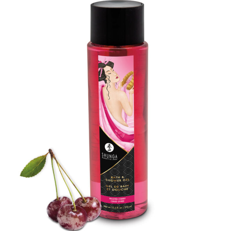 Gel bagno doccia ciliegia satinata 370 ml di Shunga
