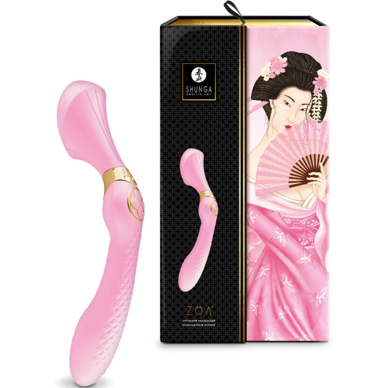 Massaggiatore intimo Zoa rosa di Shunga, immagine 3