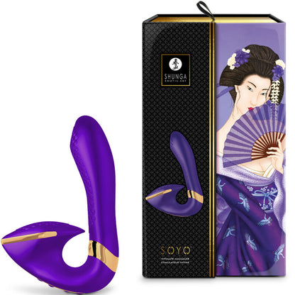 Massaggiatore intimo Soyo viola di Shunga, immagine 3