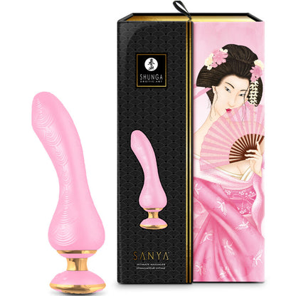 Massaggiatore intimo Sanya rosa di Shunga, immagine 4
