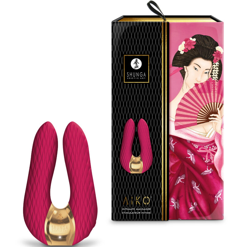 Massaggiatore intimo Aiko fucsia di Shunga, immagine 4