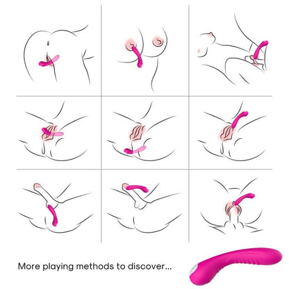 Vibratore Legend in silicone fucsia di Armony, immagine 2