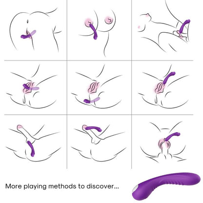 Vibratore Legend in silicone viola di Armony, immagine 2