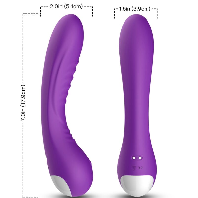 Vibratore Legend in silicone viola di Armony, immagine 3