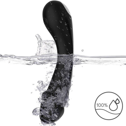 Dildo vibratore G-spot in silicone nero di Armony, immagine 4