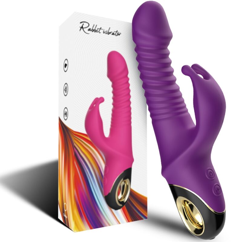 Vibratore Zing dildo coniglio viola di Armony, immagine 5