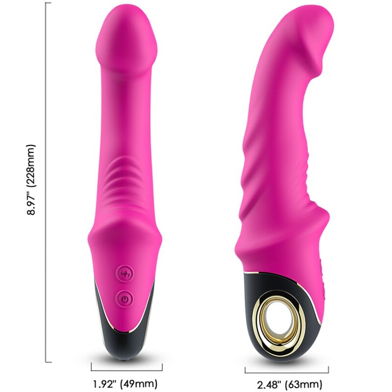 Dildo Joyblade vibratore rotatore fucsia di Armony