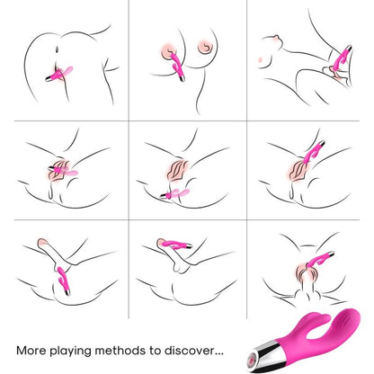 Vibratore coniglio fucsia di Armony, immagine 2