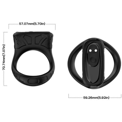 Anello vibratore e Multiposizione nero di Armony, immagine 4