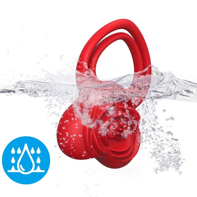 Anello vibratore cuore rosso di Armony, immagine 4