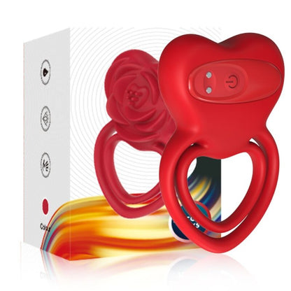 Anello vibratore cuore rosso di Armony, immagine 5