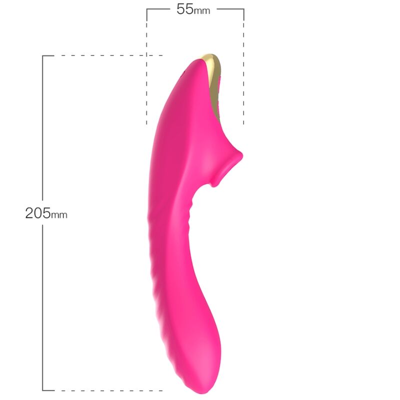 Vibratore Dudu Fuchsia clitoride sucker di Armony, immagine 3