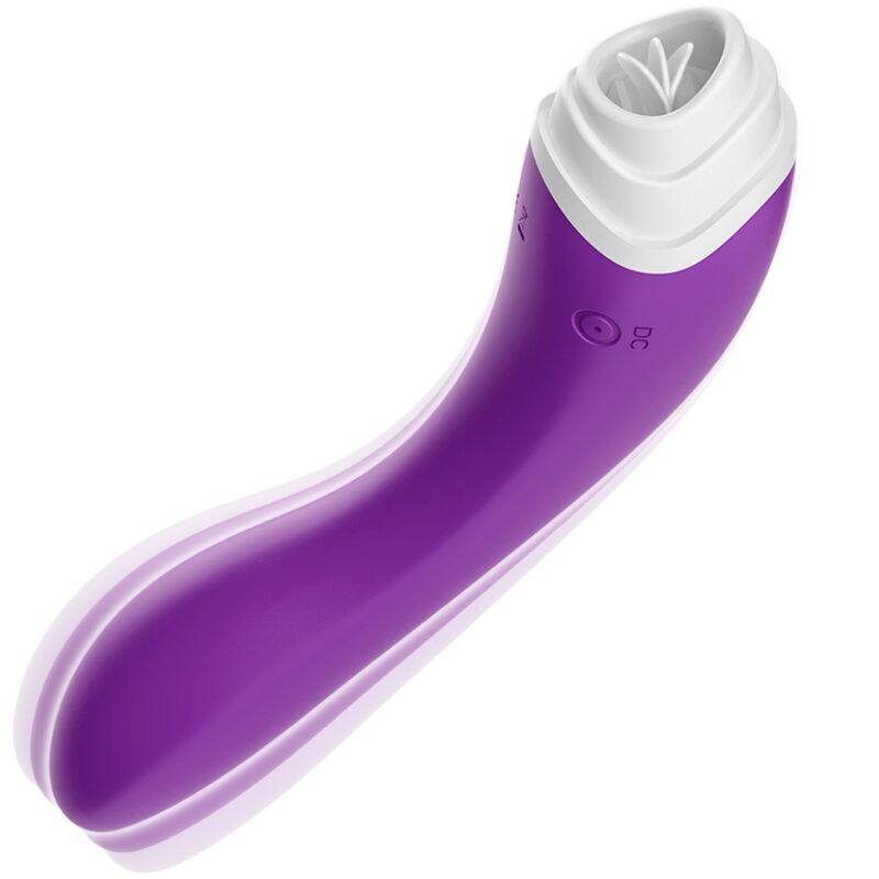 Leccata Fairyland clit vibrante e vibratore viola di Armony