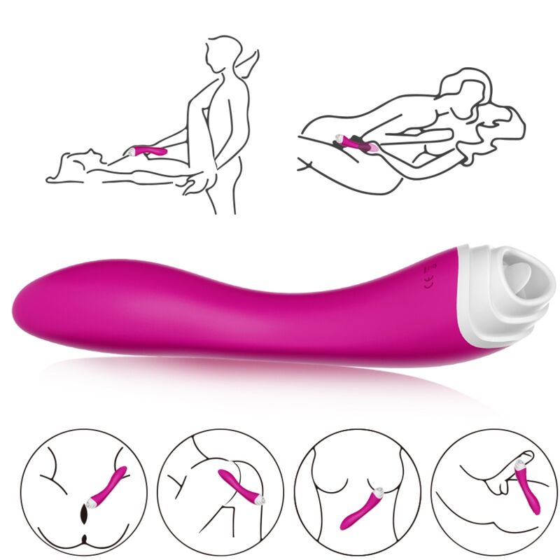 Leccata Fairyland clit vibrante e vibratore viola di Armony, immagine 5