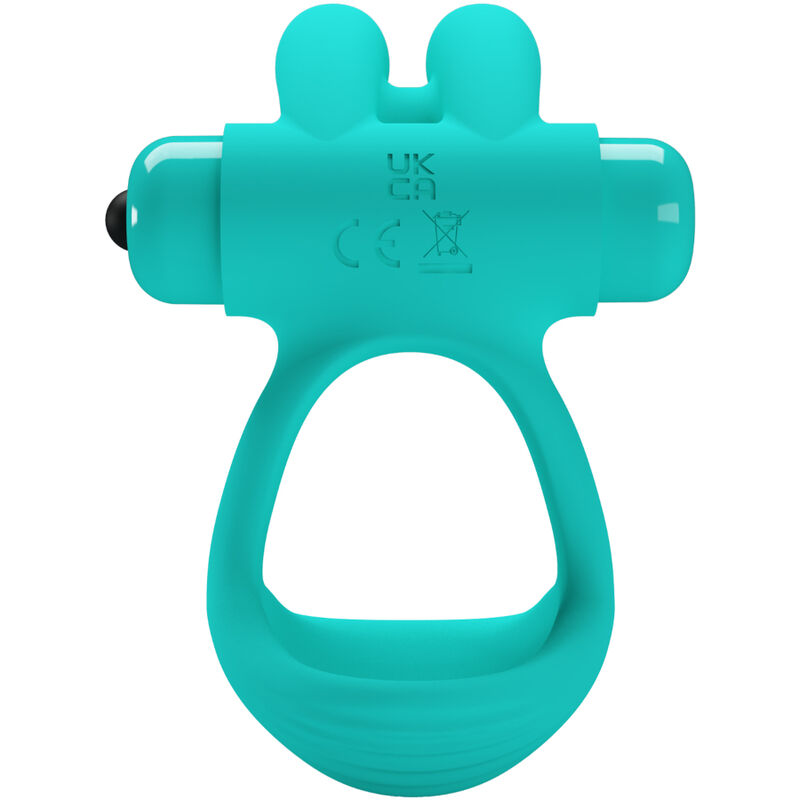 Anello vibratore coniglio verde Dante di Pretty Love, immagine 2