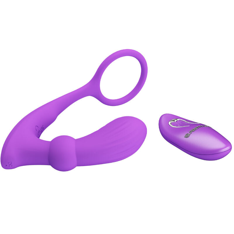 Anello Warren e vibratore anale viola di Pretty Love, immagine 3