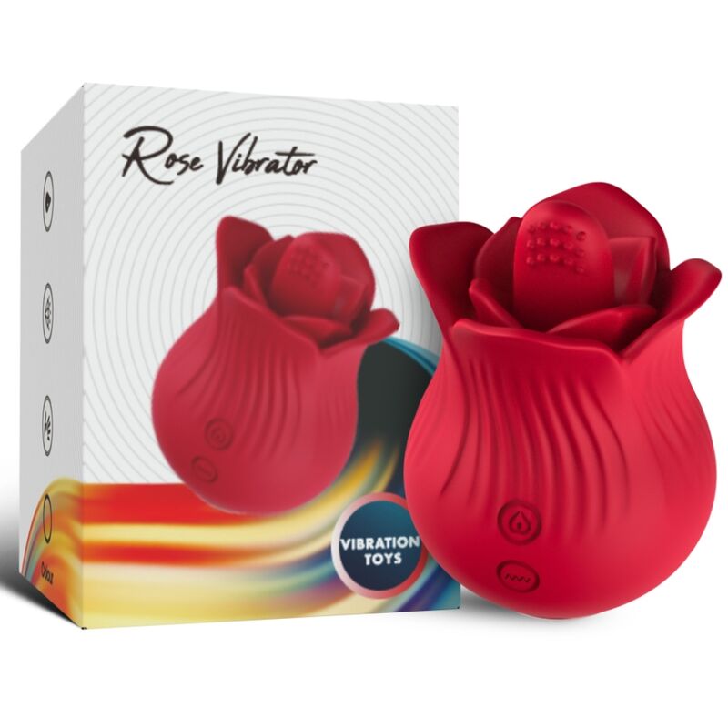Vibratore e stimolatore rosa rosso di Armony, immagine 5