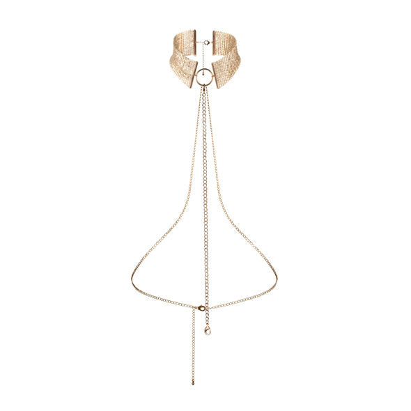 Collana Dãsir Mãtallique metallica dorata di Bijoux Indiscrets