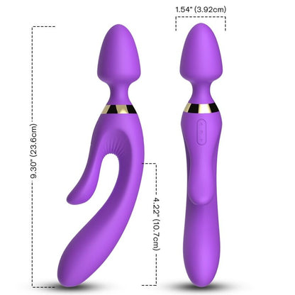 Massaggiatore e vibratore rabbit viola di Armony