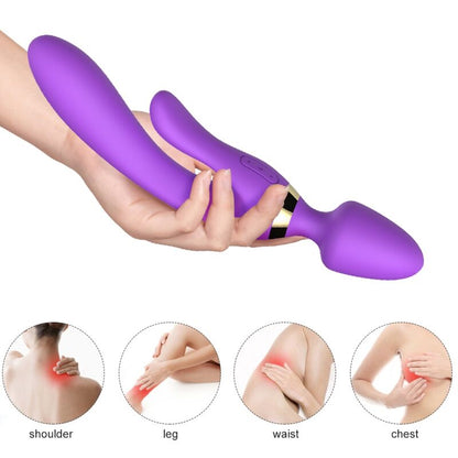 Massaggiatore e vibratore rabbit viola di Armony, immagine 2