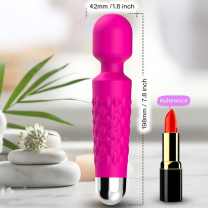 Massaggiatore e vibratore Postino testa super flessibile fucsia di Armony, immagine 2