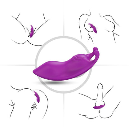 Vibratore Mutandine Indossabili Honeybee G-spot remote control viola di Armony, immagine 5