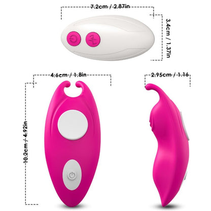 Vibratore Mutandina indossabile Honeybee G-spot remote control fucsia di Armony, immagine 4