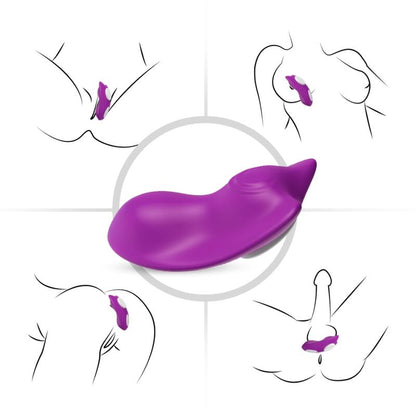 Ovetto vibrante mutandina indossabile con vibratore telecomando viola di Armony, immagine 2
