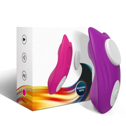 Ovetto vibrante mutandina indossabile con vibratore telecomando viola di Armony, immagine 5