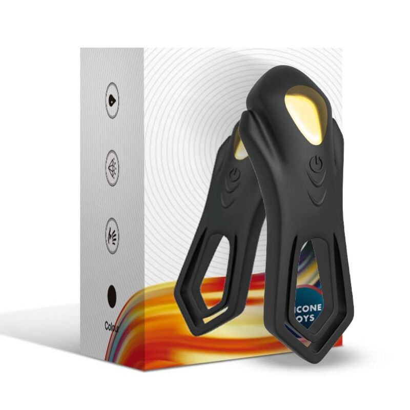 Vibratore Telecomando Roadster doppio anello nero di Armony, immagine 4