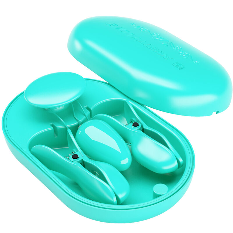 Scatola a sorpresa pinzette per elettrostimolazione blu di Pretty Love