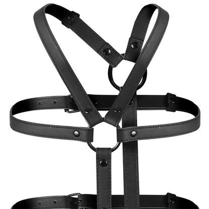 Imbracatura regolabile torso e braccia di Fetish Submissive Bondage, immagine 4