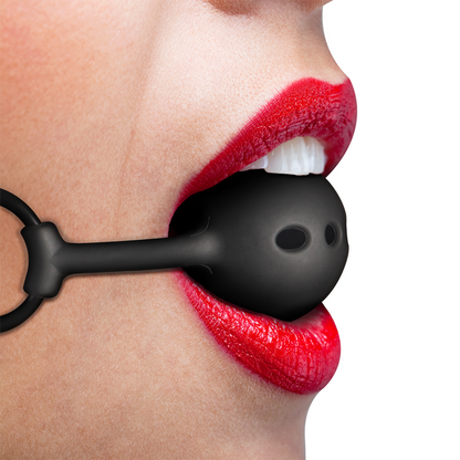 Bavaglio ball in silicone traspirante di Fetish Submissive Bondage