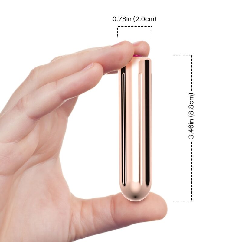 Vibratore Testata bullet telecomando dorato 2 cm x 8.8 cm di Armony, immagine 4