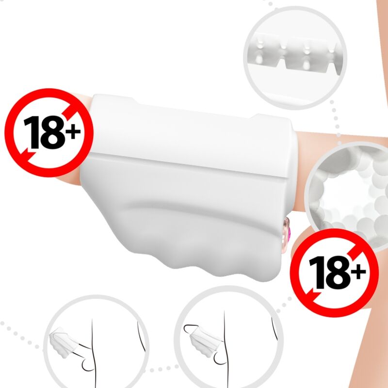 Masturbatore e vibratore Maestro bianco di Armony, immagine 4